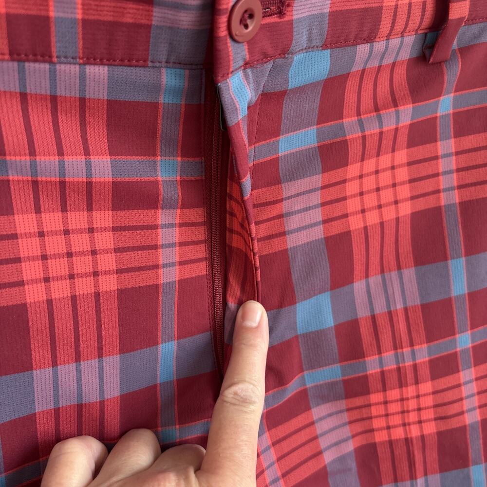 Nike Plaid Men's Golf Shorts Dri Fit Checkered Chino Moisture Wicking | 34 - Picture 3 of 8